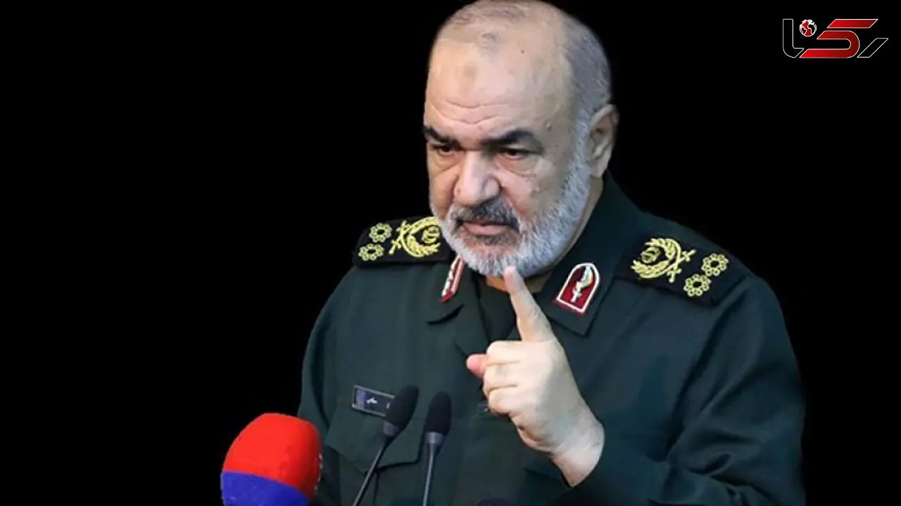 خط و نشان جدی  سردار سلامی برای اسرائیل /  به سیستم تاد دل نبندید + فیلم