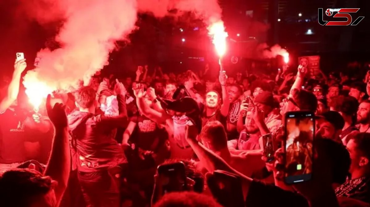 جشن قهرمانی پاری  سن ژرمن در فرانسه کشته داد!