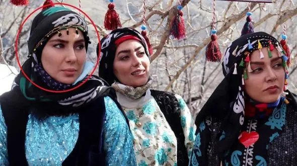 عکس سفر در زمان /  مرجان «نون خ» در این عکس بیشتر از همیشه درخشید ..