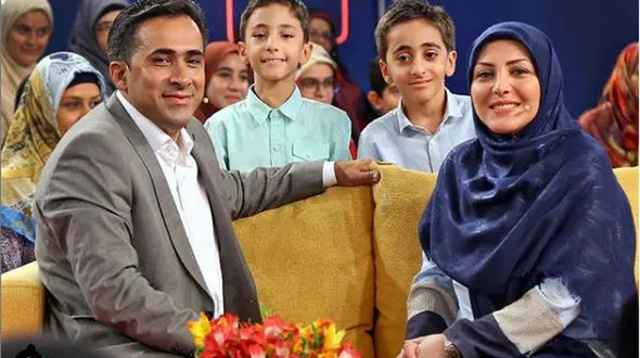 گاف  شوهر خانم مجری سرشناس در برنامه تلویزیونی+ فیلم