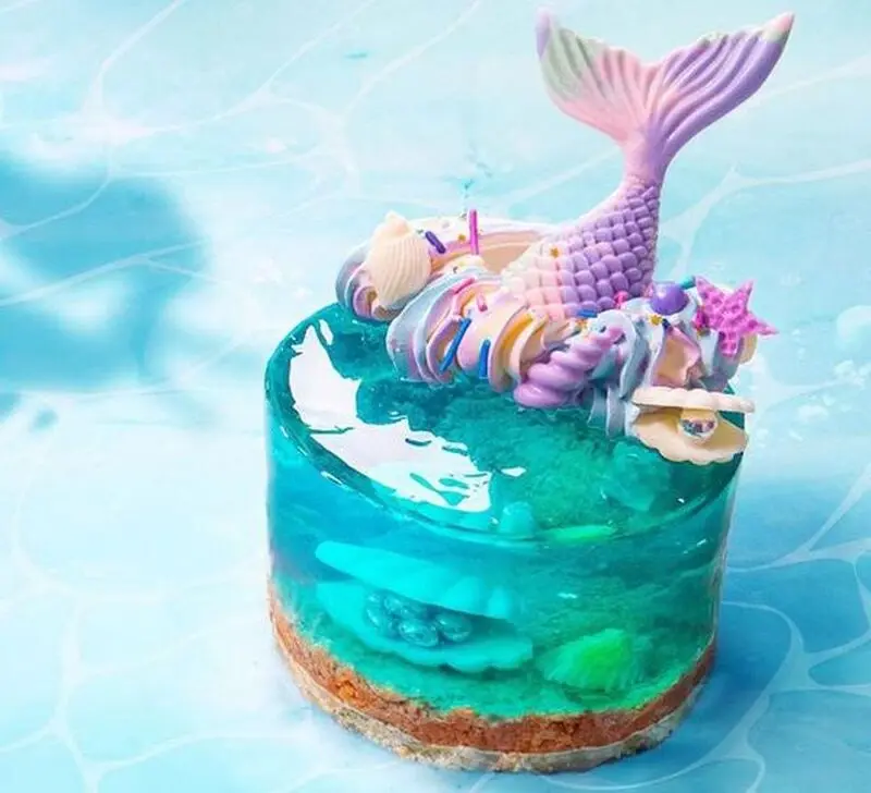 کیک ژله ای ماهی