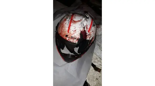 تصادف مرگبار راکب موتور با گاردریل در تهران + عکس تلخ