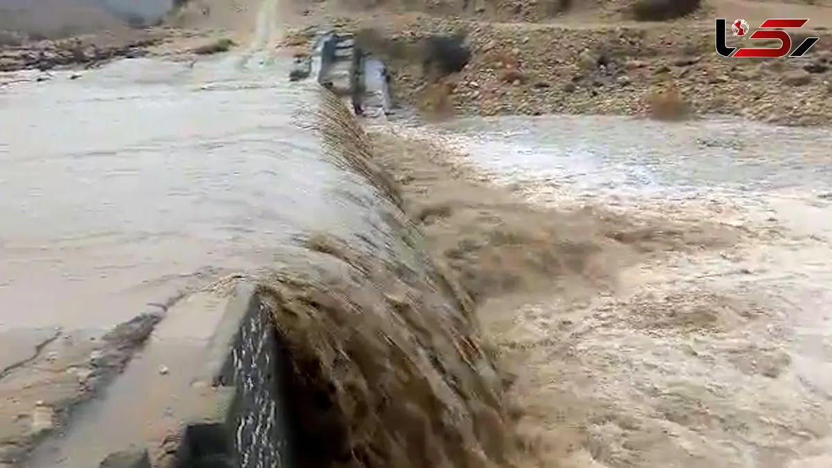 فیلم افزایش حجم آب رودخانه بنگو پس از بارندگی