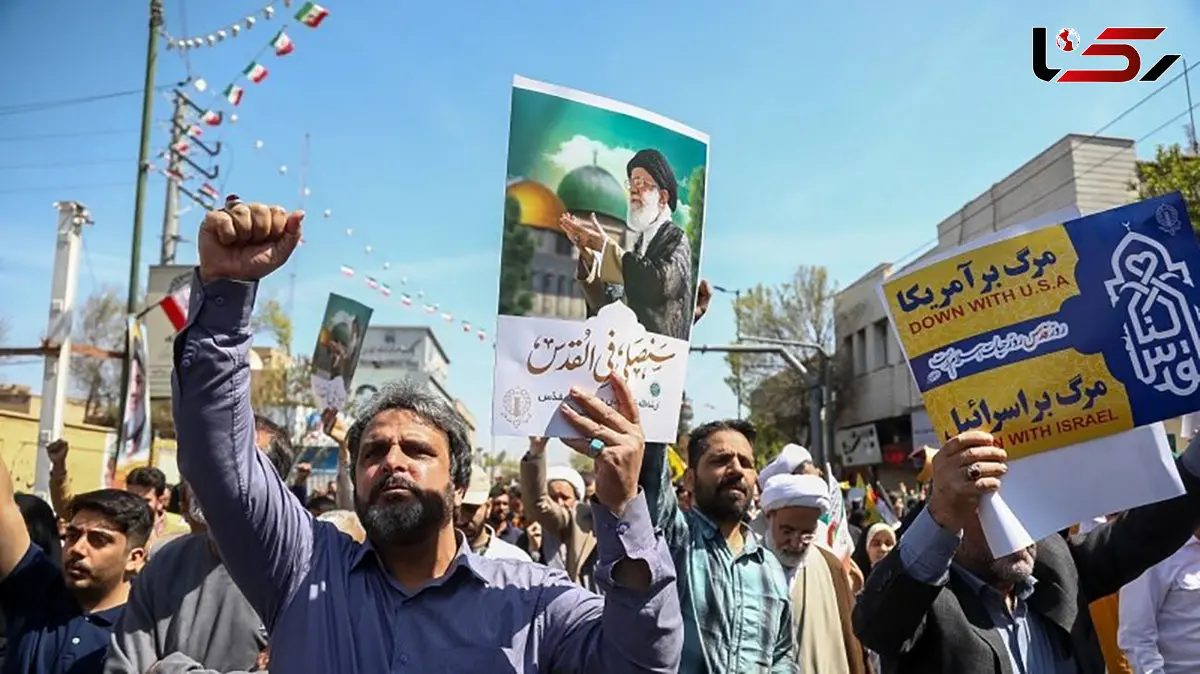 آغاز راهپیمایی روز قدس در تهران/ طنین «الله اکبر» در میدان انقلاب