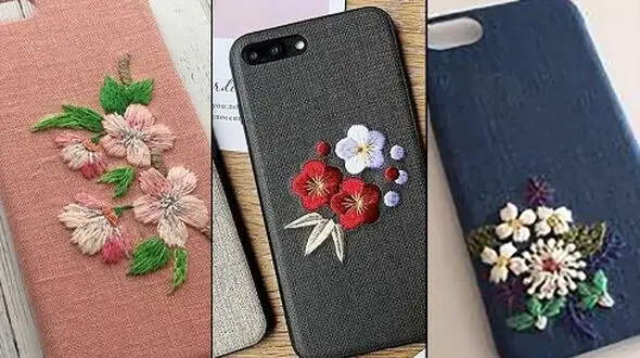 قاب گوشی گلدوزی شده؛ ترکیب هنر و کاربرد در طراحی محافظ موبایل