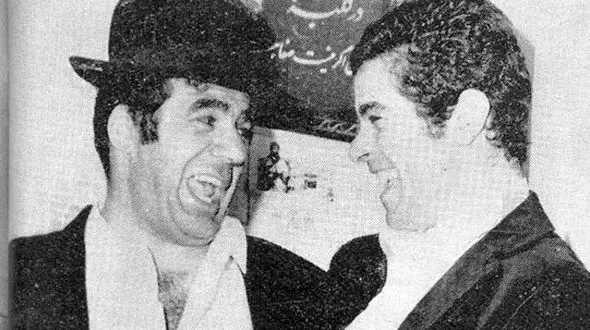 نگاه روز | «بهروز وثوقی و ناصرملک مطیعی» در نمایی از فیلم طوقی؛ سال 1349