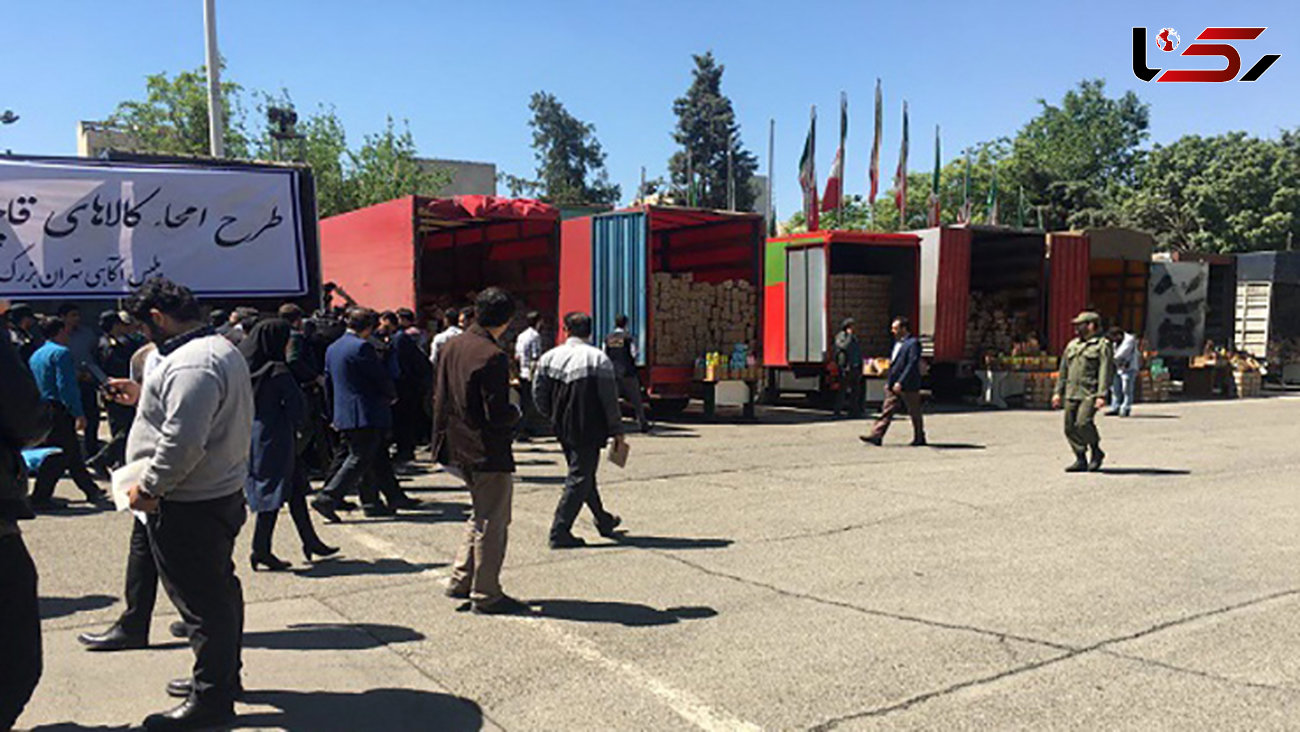 700 تن کالای قاچاق در تهران امحاء شد + فیلم