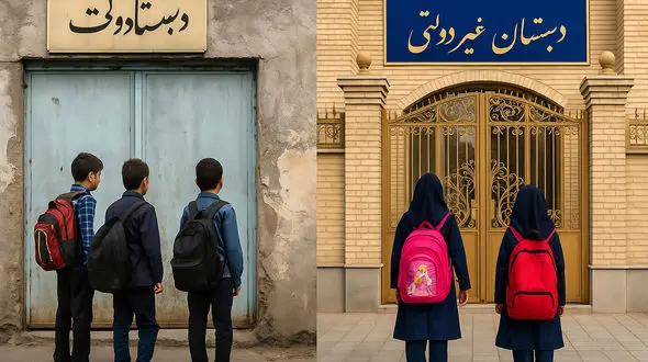 آموزش و پرورش مدیران مدارس را به شرخر تبدیل کرده تا دائما به وصول چک والدین فکر کنند! / حتی نظام های سرمایه داری هم مدارسی مثل مدارس غیردولتی ایران ندارند