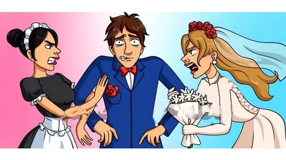 تست:  همسر واقعی آقای داماد کدام است ؟! / از عکس تشخیص دهید