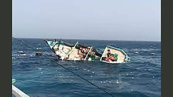 9 مفقود در پی واژگونی قایق ماهیگیری در کره جنوبی