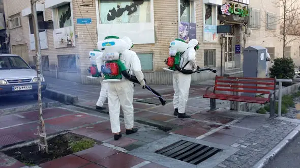 آتش نشانی تهران به جنگ با کرونا رفت 