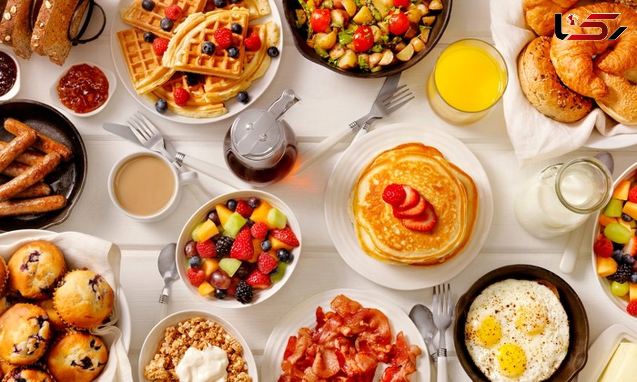 لیست خوردنی های غیر مجاز در صبحانه