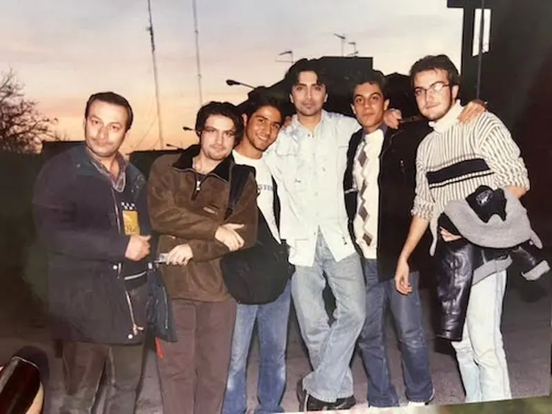عکس قدیمی امین و شهرام