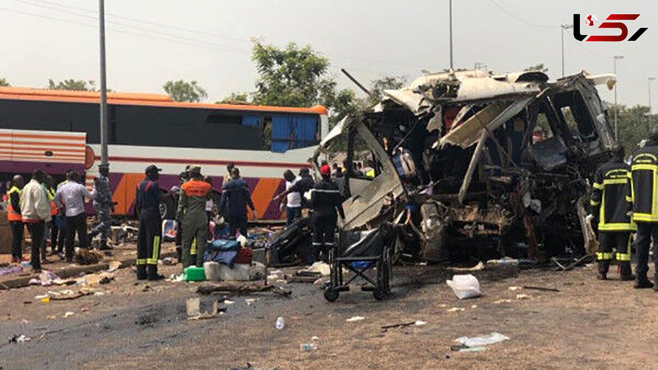 19 کشته در تصادف مرگبار 2 اتوبوس در سنگال 