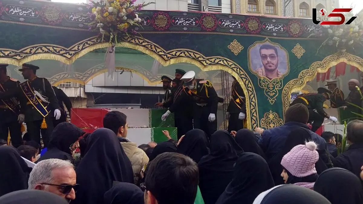 وداع مردم تهران با پیکر پاک شهدای جنایات عناصر صهیونیستی-آمریکایی + فیلم