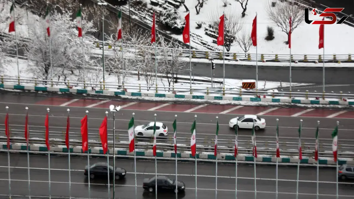 بارش برف و باران مهمان پایتخت