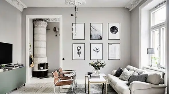 دکوراسیون سفید و خاکستری؛ زیبا و شیک +تصاویر 
