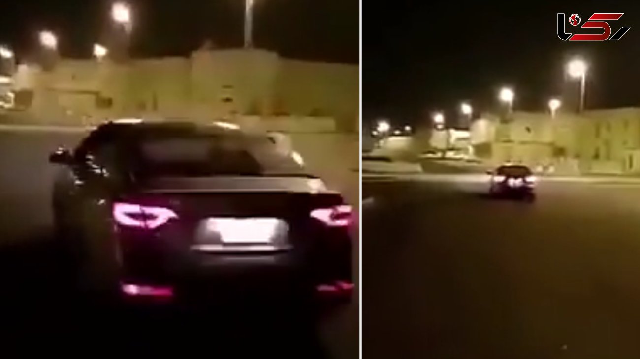 اقدام عجیب مرد عرب با خودروی گران قیمتش + فیلم