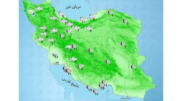اسامی استان هایی که درگیر برف و بارش می شوند + جزئیات