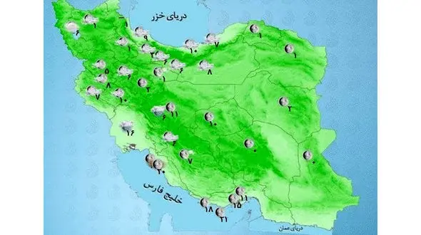 اسامی استان هایی که درگیر برف و بارش می شوند + جزئیات