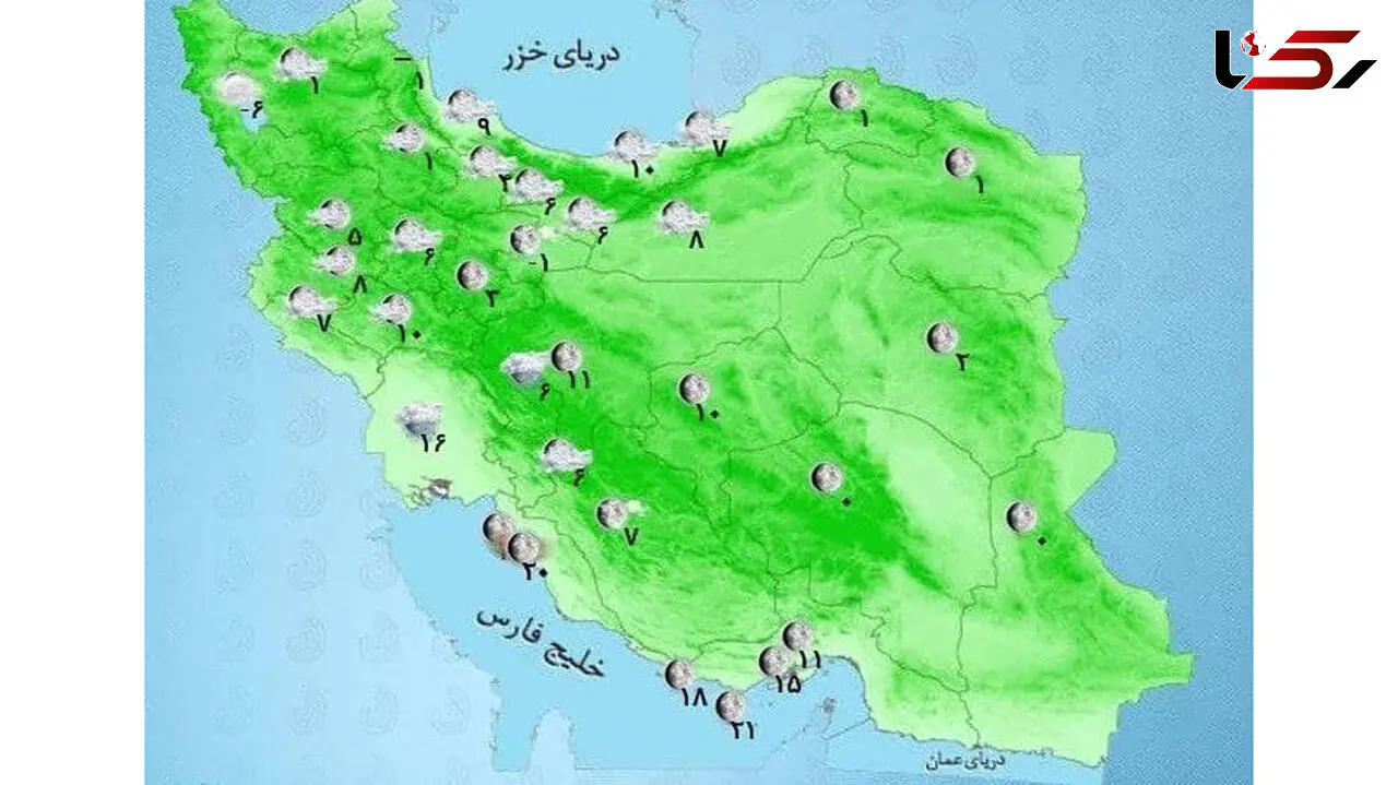 اسامی استان هایی که درگیر برف و بارش می شوند + جزئیات
