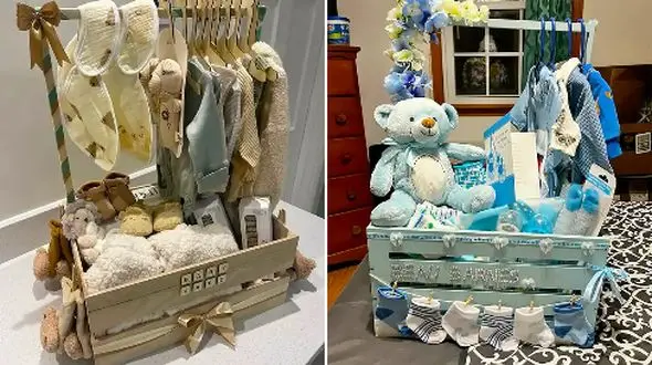 بهترین باکس‌ های هدیه نوزادی؛ با 15 عکس زیبا و خلاقانه