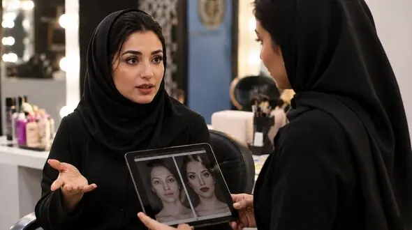 خانم دکتر ایرانی یک روز از زشتی صورتش ناراضی بود/ در آرایشگاه زنانه عروس خانم حرفی زد که زندگی ام را تغییر داد