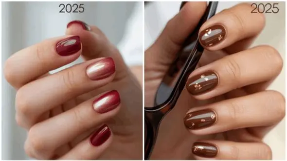 مدل‌ های جدید کاشت ناخن کوتاه و طبیعی 2025 برای دختران و عروس‌ ها