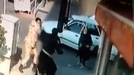 فیلم اقدام جسورانه یک سرباز با سارق سیاه پوش / او با پراید دزد را زیر گرفت 