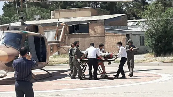 پرواز اورژانس هوایی در پی انفجار منزل مسکونی + جزئیات