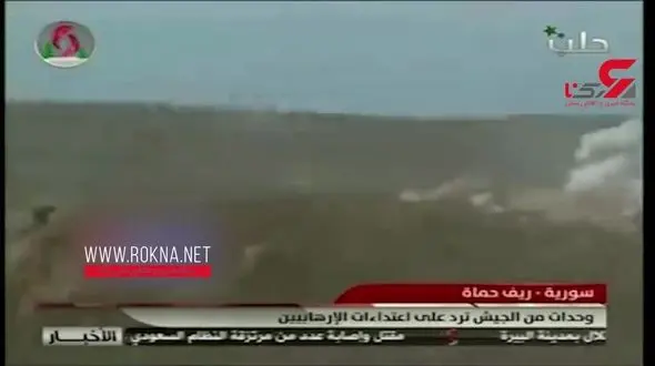 نقض آتش بس توسط تروریست‌ها در حماه سوریه + فیلم 