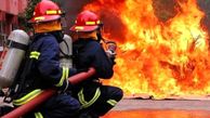 12 مشهدی از آتش سوزی مهیب نجات یافتند
