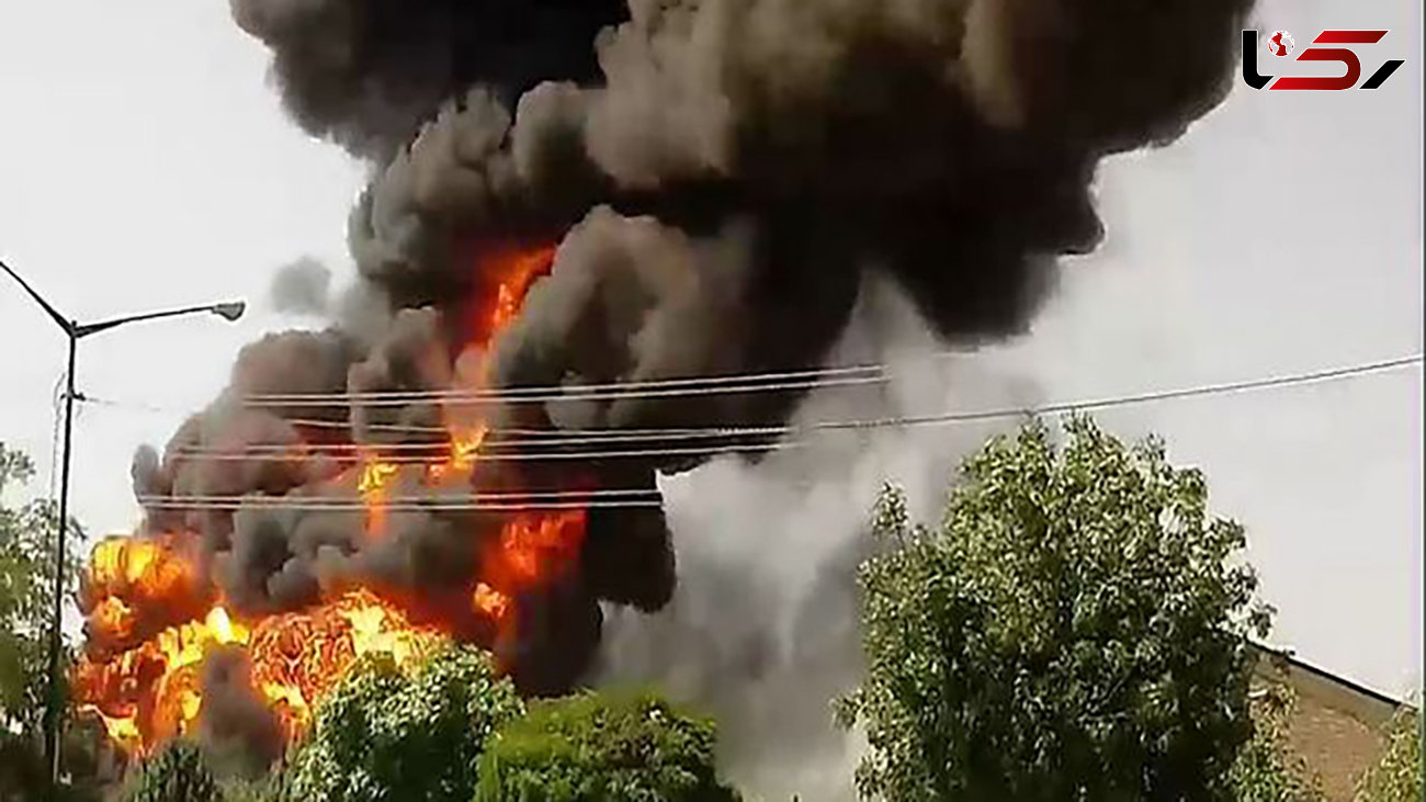 آتش سوزی کارخانه ای در دماوند / صبح امروز رخ داد 