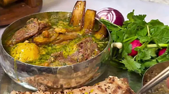 طرز تهیه دوگوله دودار آبگوشت اراک + فیلم