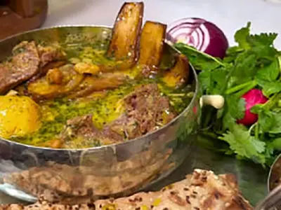 طرز تهیه دوگوله دودار آبگوشت اراک + فیلم