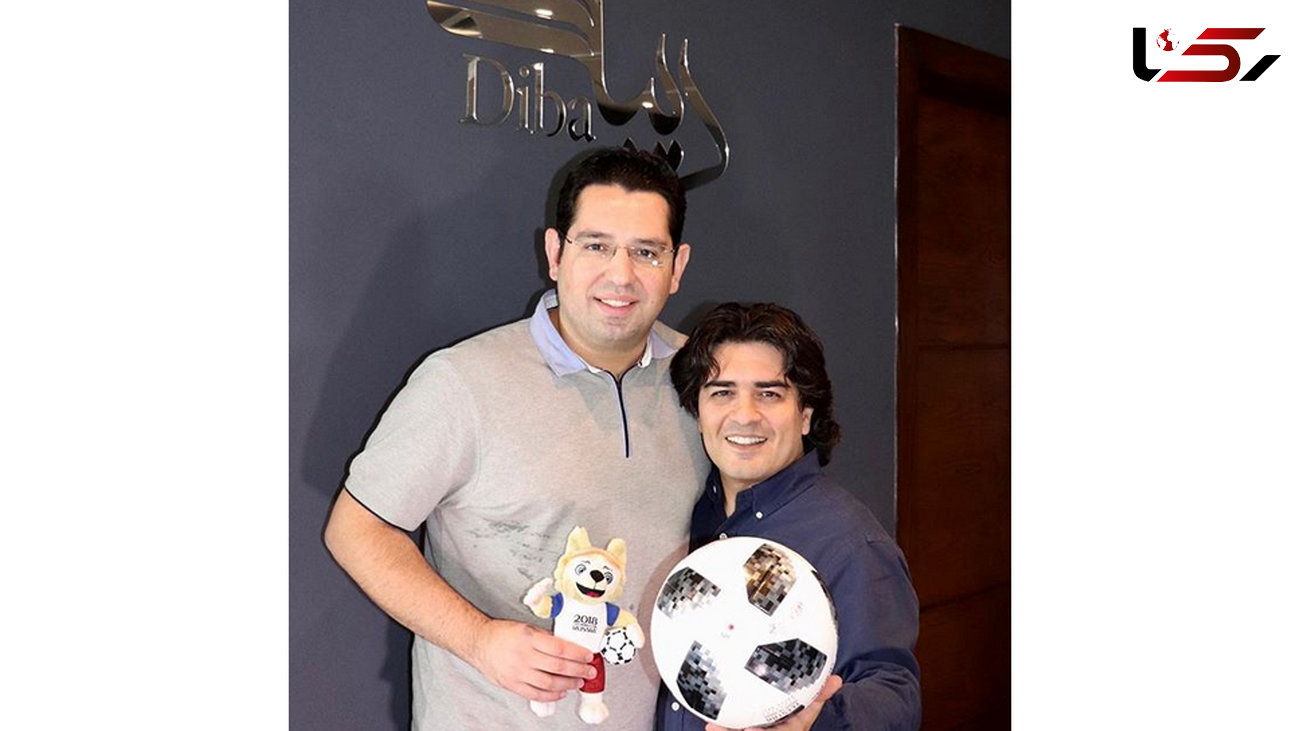 «سامان احتشامی» در کنار گزارشگر محبوب فوتبال