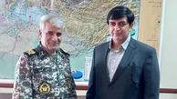 دیدار فرمانده پدافند هوایی با معاون امنیتی و انتظامی استانداری تهران