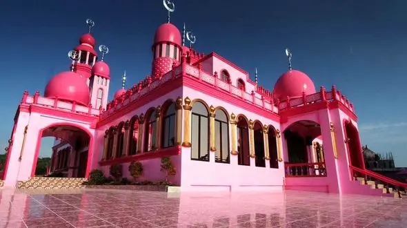مسجد صورتی در فیلیپین را بشناسید + عکس
