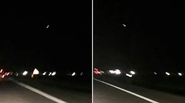 پرواز یک شی نورانی ناشناس از  آرامگاه کوروش تا تخت جمشید+ تصاویر 