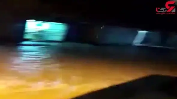 وقوع سیل در استان واسط عراق + فیلم 