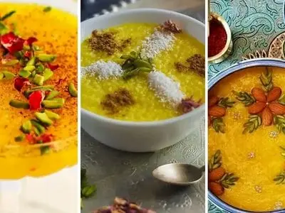 ایده‌ های خاص و مدرن برای تزئین شله زرد خانگی