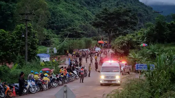 مرحله پایانی عملیات نجات افراد گرفتار در غار تام‌لونگ تایلند