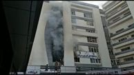 خروج 150 بیمار به دلیل آتش سوزی در بیمارستان رسول اکرم