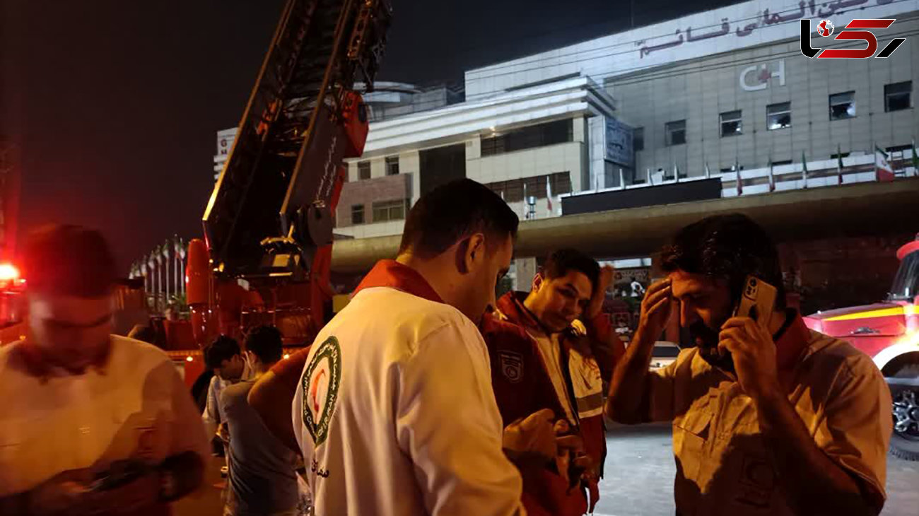 جزئیات جدید از آتش سوزی بیمارستان قائم رشت  + گفت و گو با رئیس آتش نشانی گیلان