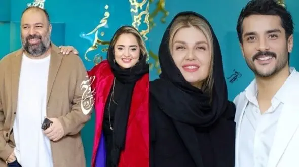 عکس ها/ یادی کنیم از قاب های عاشقانه ماندگار و جذاب سلبریتی ها و همسرانشان در جشنواره فجر 1403/ از علی اوجی و نرگس محمدی تا ساعد سعیلی و گلوریا هاردی