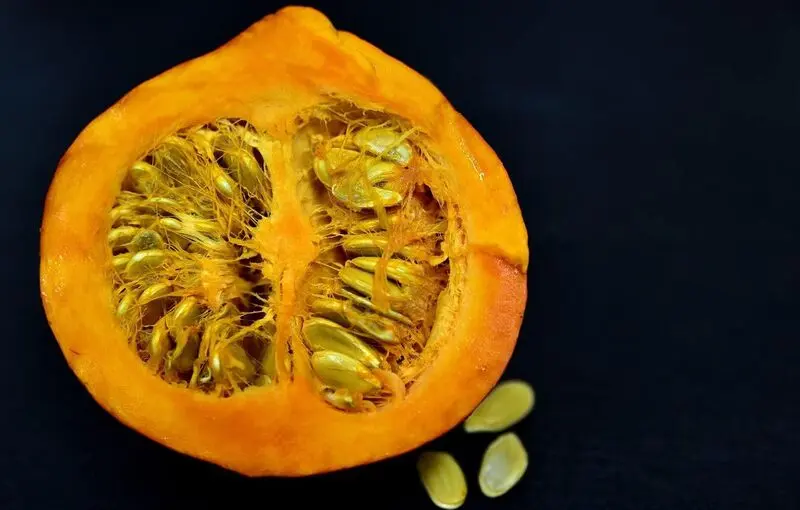 کدو حلوایی و مغز
