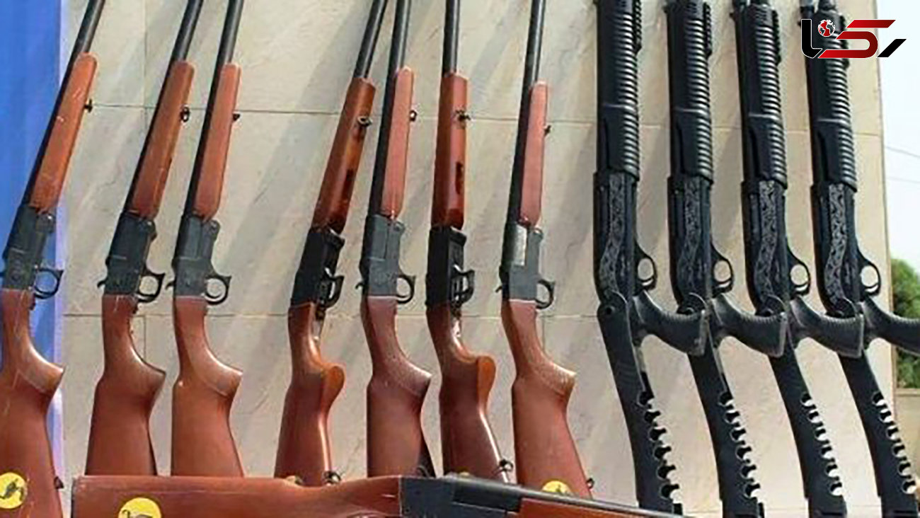کشف ۴۲ قبضه اسلحه غیرمجاز در مهاباد / ۱۹ نفر متهم دستگیر شدند