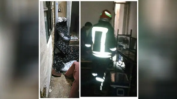 نشت و انفجار گاز شهری در خیابان انقلاب تبریز/یک نفر مصدوم شد + عکس