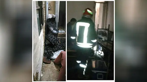 نشت و انفجار گاز شهری در خیابان انقلاب تبریز/یک نفر مصدوم شد + عکس