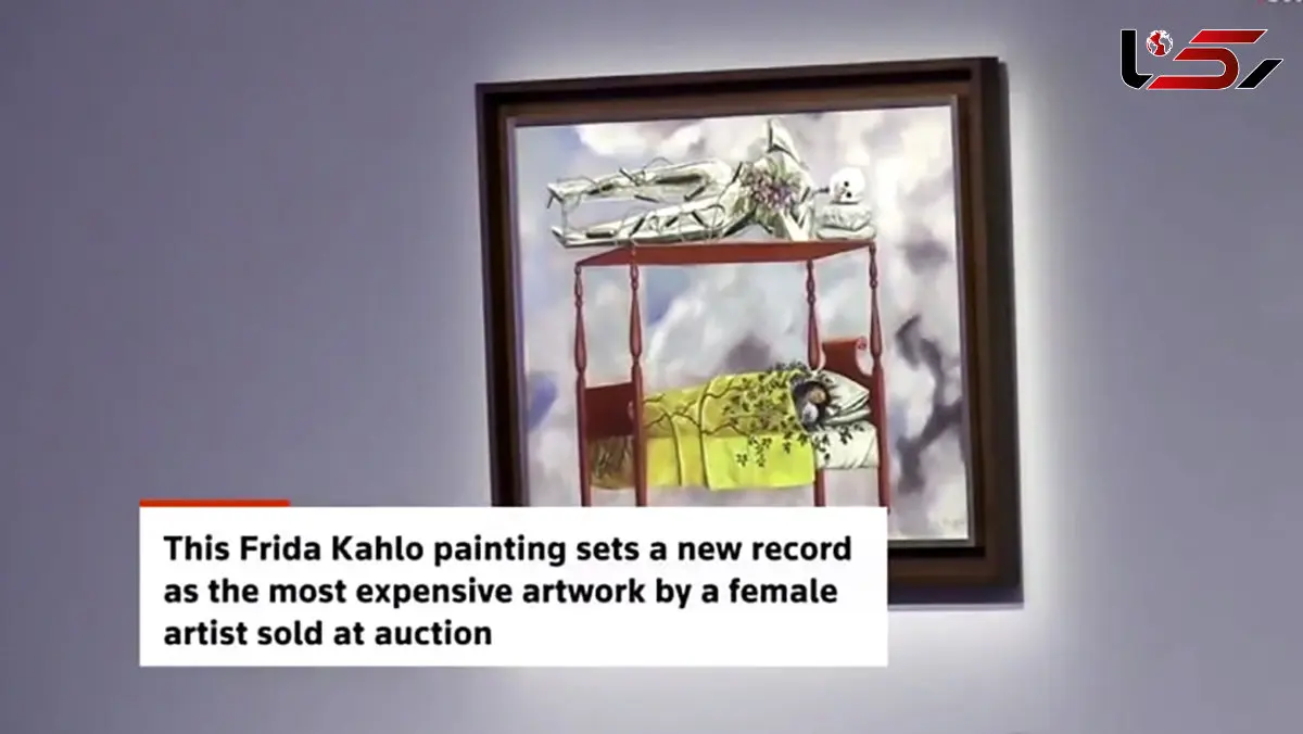 ثبت رکورد تاریخی در دنیای هنر؛ گران‌ ترین اثر هنری یک هنرمند زن در حراجی + فیلم